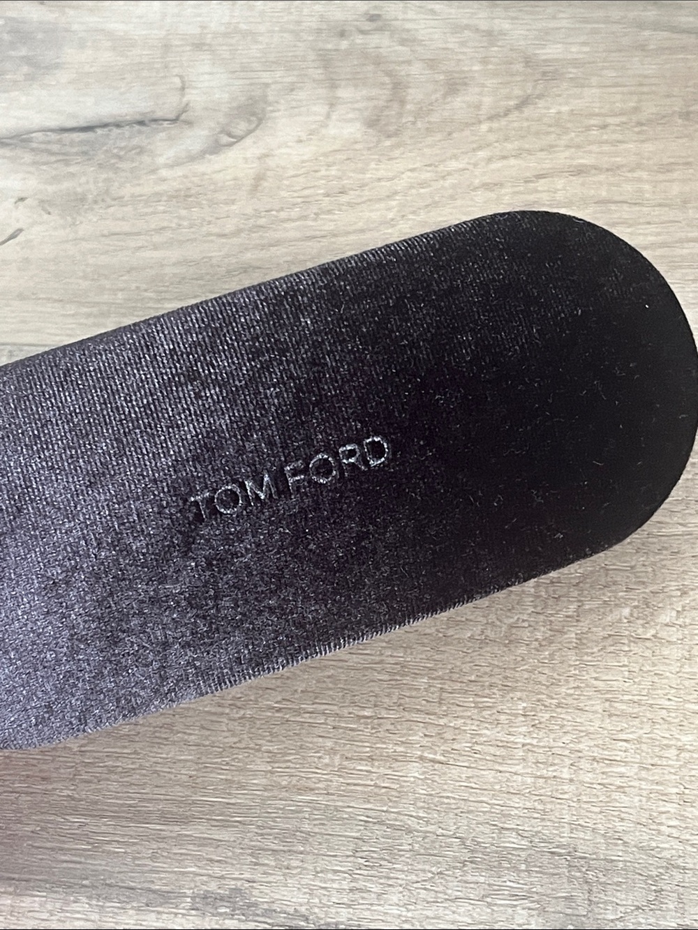 Tom Ford Brown Velvet Sunglasses Case